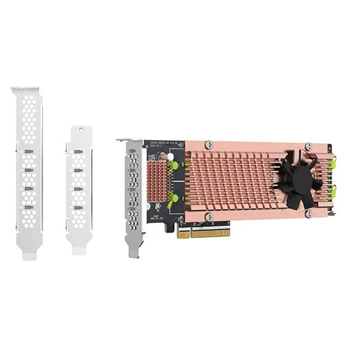 QNAP QM2-4P-384 Quad M.2 NVMe SSD Expansion Card